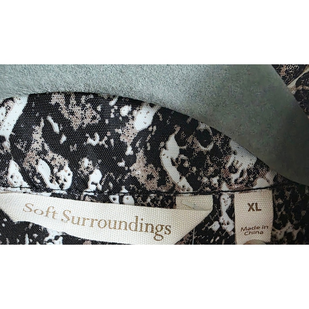 Soft Surroundings Viper Python Print Jacket VTG W… - image 4
